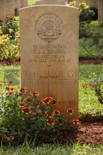 BEIRUT WAR CEMETERY - HOOPER, THOMAS SHANNON JOSEPH